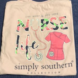 Simply Southern nurse t-shirt